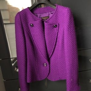 Escada purple wool blazer